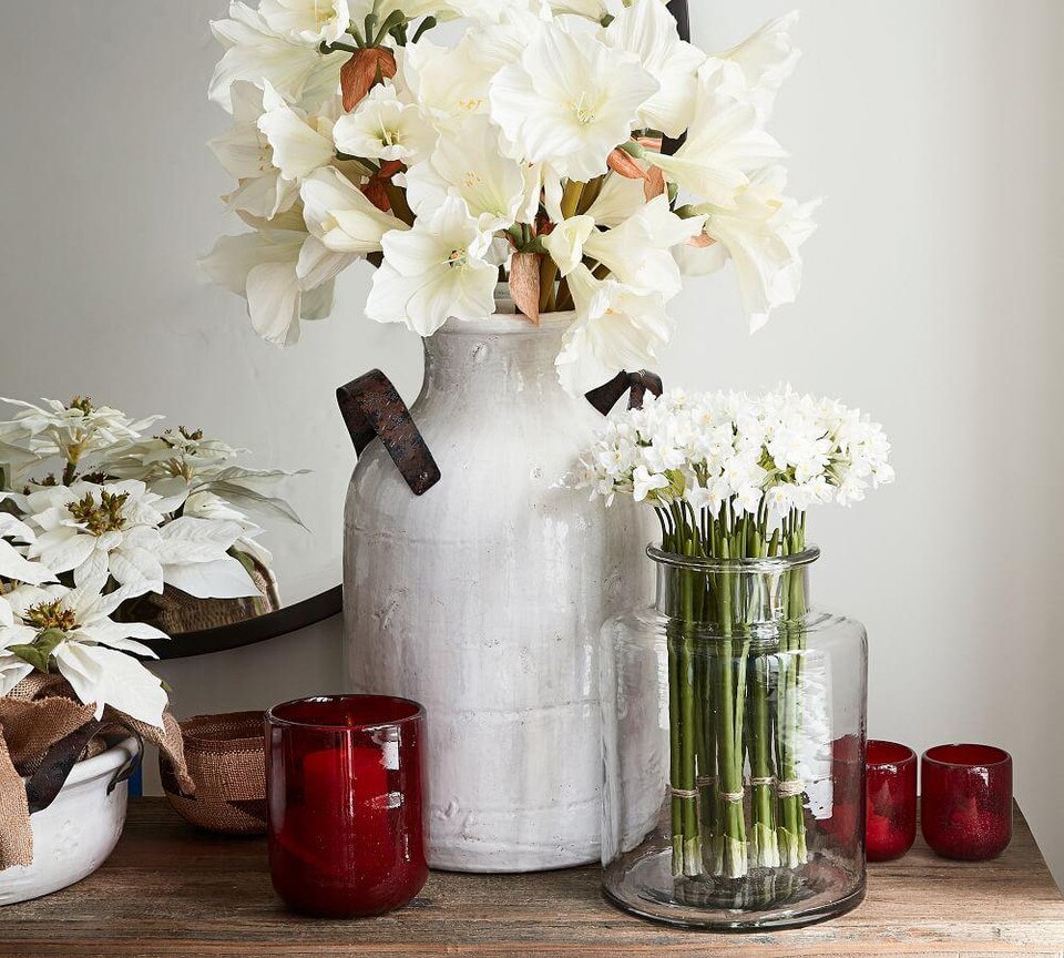 Marlowe Ceramic Vase Collection White Pottery Barn Australia